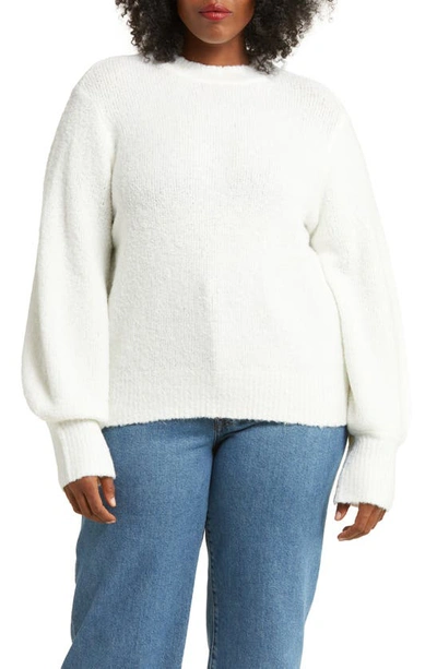 By Design Jane Pullover Sweater In Winter White