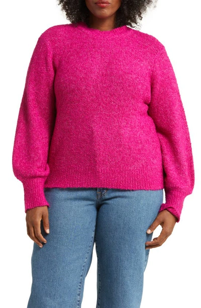By Design Jane Pullover Sweater In Festival Fuchsia