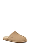 Ugg Pearle Faux Fur Lined Scuff Slipper In Mustard Seed