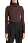 Theory Wool Blend Mock Neck Sweater In Ganache