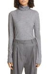 Loulou Studio Turtleneck In Grey Melange