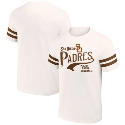 Darius Rucker Collection By Fanatics Cream San Diego Padres Yarn Dye Vintage T-shirt In White