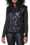 Marc New York Large Diamond Quilted Vest In Black