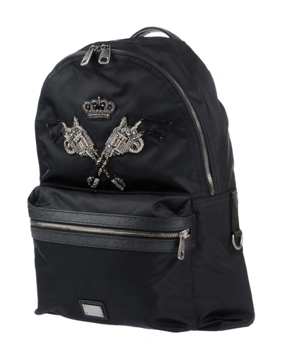Dolce & Gabbana Backpack & Fanny Pack In Black