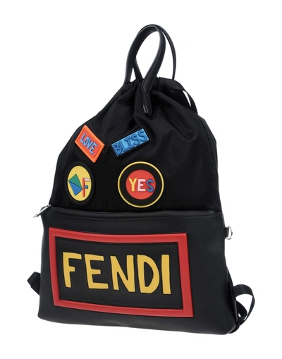 Fendi Backpack & Fanny Pack In Black