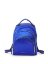 Kendall + Kylie Mini Sloane Satin Backpack In Cobalt