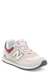 New Balance Gender Inclusive 574 Sneaker In Pink/ Yellow