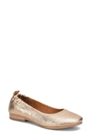 Söfft Kenni Ballet Flat In Soft Gold
