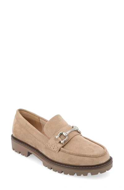 Journee Collection Jessamy Lug Loafer In Taupe