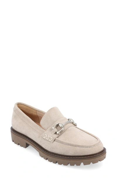 Journee Collection Jessamy Lug Loafer In Grey