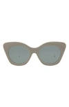 Thom Browne 52mm Cat Eye Sunglasses In Grey White