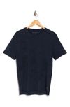 John Varvatos Marble Wash T-shirt In Navy