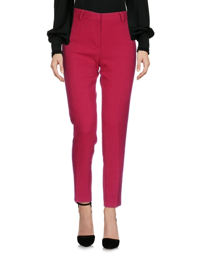 Space Style Concept Casual Pants In Brick Red