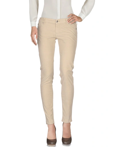 Htc Casual Pants In Beige