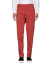 Mason's Casual Pants In Brick Red
