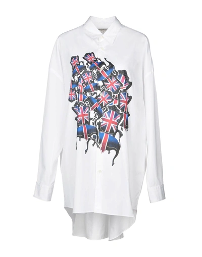 Junya Watanabe Solid Color Shirts & Blouses In White