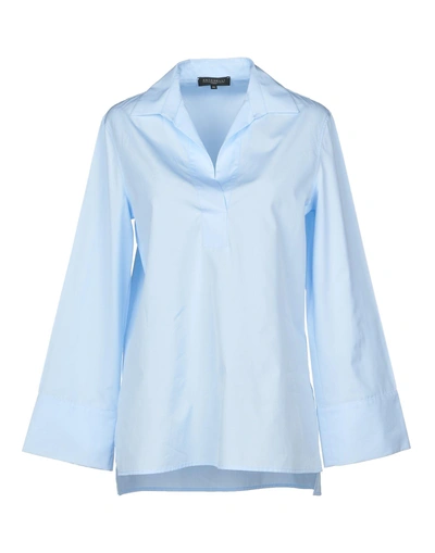 Antonelli Solid Colour Shirts & Blouses In Sky Blue