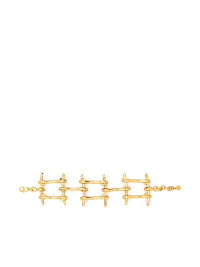 Rabanne Wire Chain Bracelet In Gold