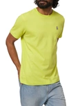 Psycho Bunny Kids' Classic Crewneck T-shirt In Lime Granita