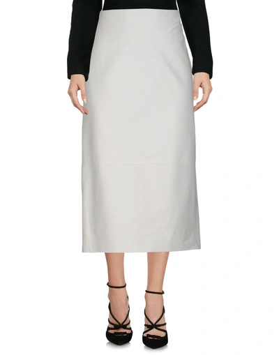 The Row 3/4 Length Skirts In Ivory