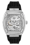 Philipp Plein The $keleton Automatic Watch In Silver