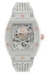 Philipp Plein The $keleton Ecoceramic Automatic Watch In Grey