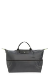 Longchamp Le Pliage 21-inch Expandable Travel Bag In Steel