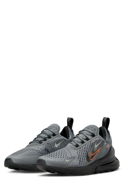 Nike Air Max 270 Sneaker In Smoke Grey/ Black/ Mandarin
