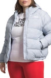 The North Face Hydrenalite 600 Fill Power Down Hooded Jacket In Dusty Periwinkle
