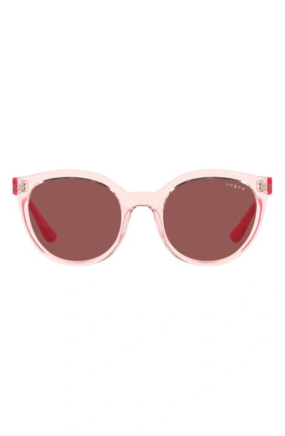 Vogue 50mm Oval Sunglasses In Trans Pink