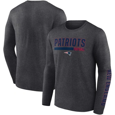 Fanatics Branded Charcoal New England Patriots Long Sleeve T-shirt