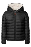 Save The Duck Kids' Leci Puffer Jacket In Black