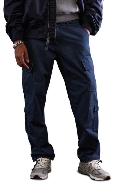 Alpha Industries Acu Straight Leg Cargo Pants In Replica Blue