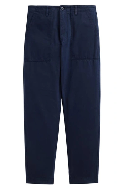 Alpha Industries Fatigue Cotton Pants In Replica Blue