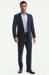 Brooks Brothers Performance Water Repellent Wool Suit Jacket In Navy
