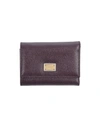 Dolce & Gabbana Woman Wallet Deep Purple Size - Calfskin