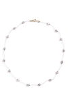 Isshi Desnuda Beaded Necklace In Clam