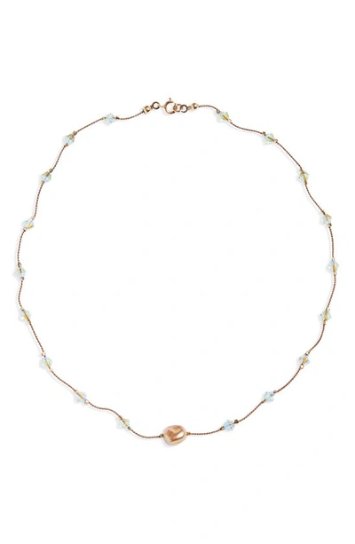 Isshi Desnuda Beaded Necklace In Light
