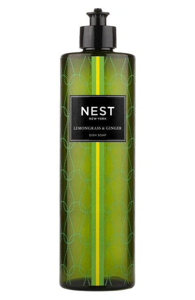 Nest New York Lemongrass & Ginger Dish Soap In Green
