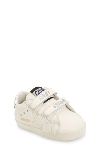 Golden Goose Babies' Old School Sneaker In White/ Silver