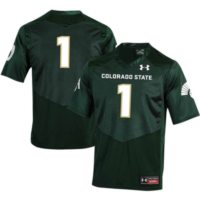 Under Armour #1 Green Colorado State Rams Replica Football Jersey