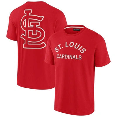 Fanatics Signature Unisex  Red St. Louis Cardinals Super Soft Short Sleeve T-shirt
