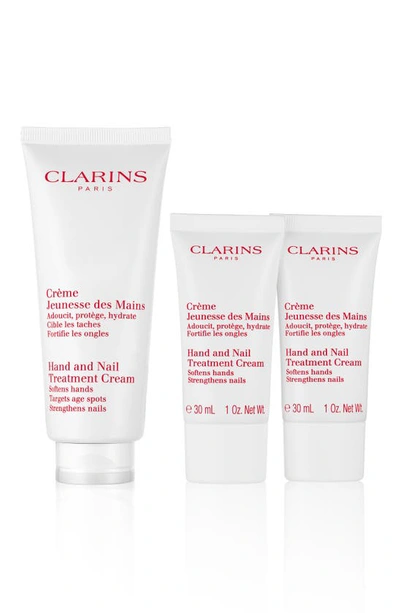 Clarins Hand & Nail Treatment Cream Trio (limited Edition) $51 Value