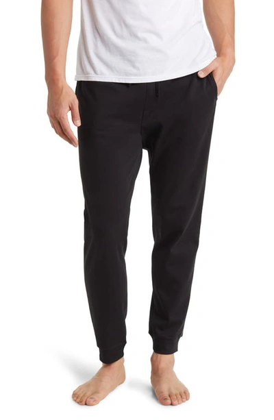 Barefoot Dreams Malibu Collection® Pima Cotton Jersey Joggers In Black