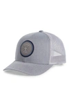 Travismathew The Patch Trucker Hat In Grey
