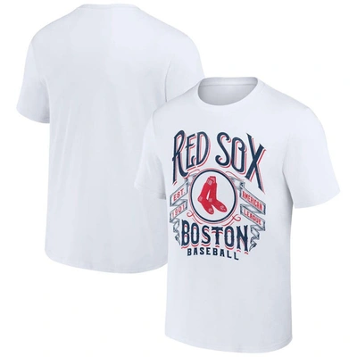Darius Rucker Collection By Fanatics White Boston Red Sox Distressed Rock T-shirt