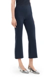 Theory Core Kick Flare Crop Pants In Nocturne Navy