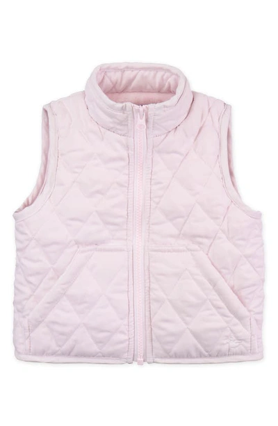 Widgeon Babies' Barn Quilted Vest In Light Pink