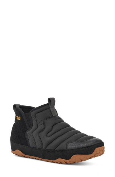 Teva Reember Terrain Quilted Mid Slipper In Black