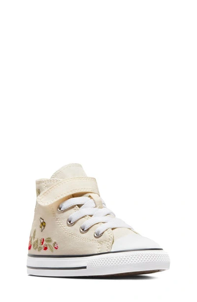 Converse Kids' Chuck Taylor® All Star® 1v High Top Trainer In Berries And Bees